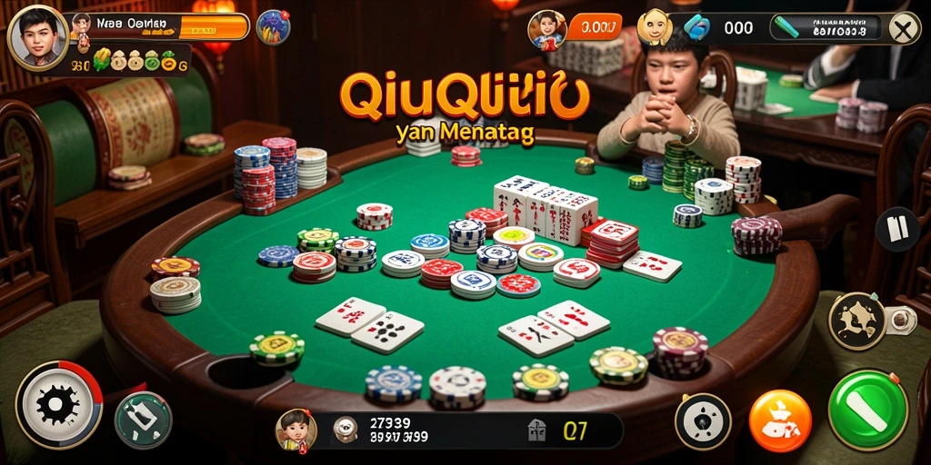 Tampilan gameplay QiuQiu yang mengasyikkan dan interaktif.