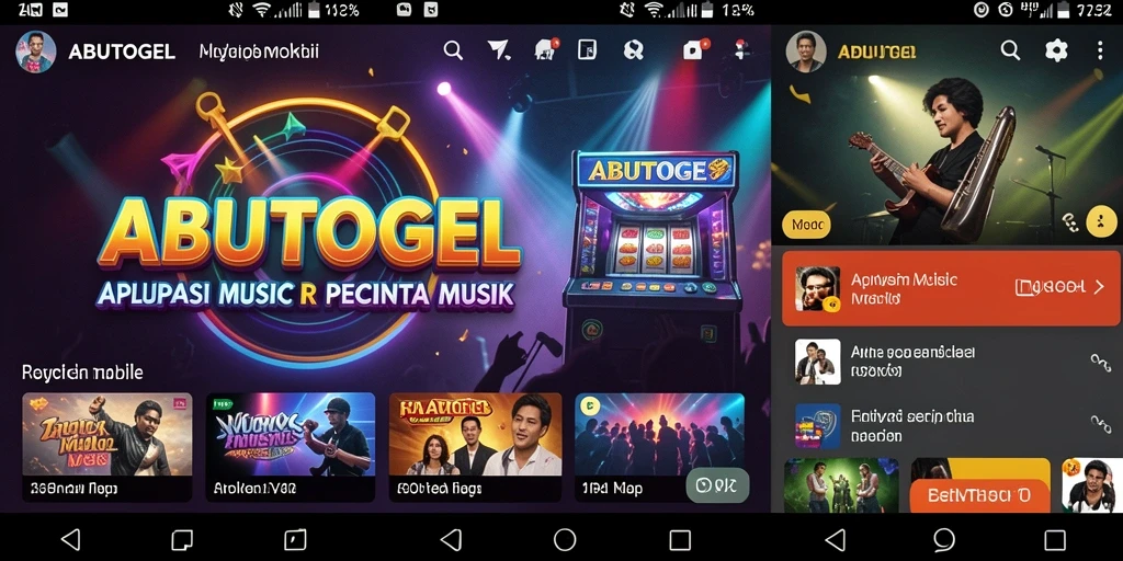 Tangkapan layar dari gameplay ABUTOGEL menunjukkan pengalaman musik interaktif yang menyenangkan.