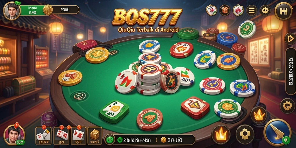 Screenshot permainan QiuQiu di BOS777 yang menampilkan aksi seru.