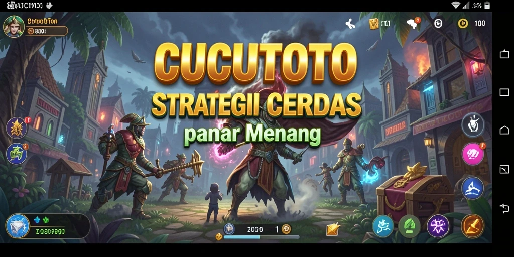 Screenshot gameplay CUCUTOTO yang menampilkan strategi dan taktik.