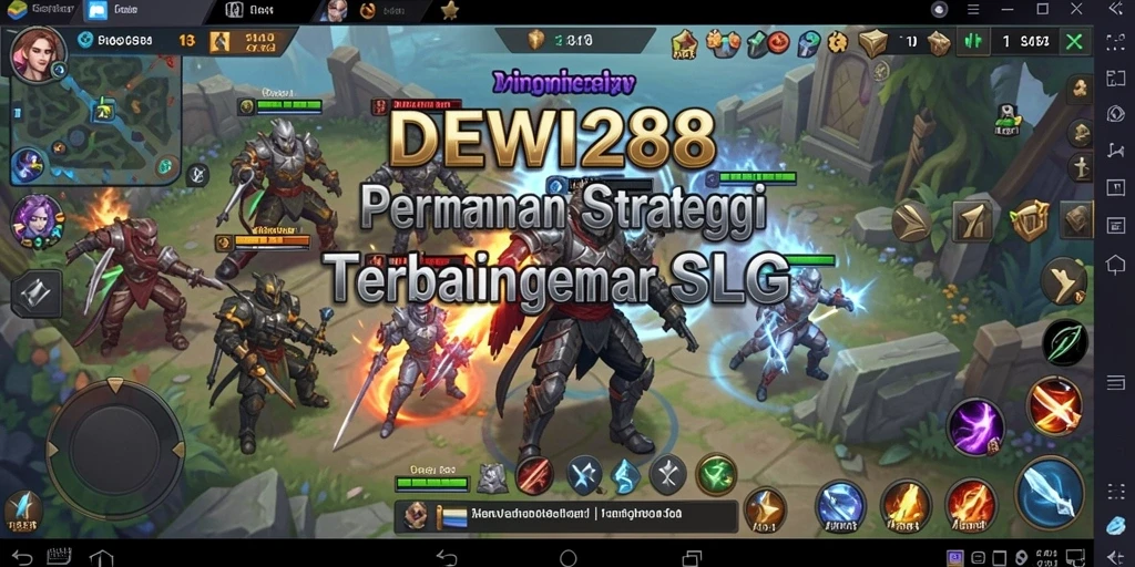 Tangkapan layar gameplay DEWI288 dengan elemen strategi yang mendalam.