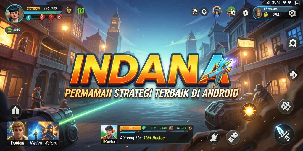 Tampilan gameplay seru di INDAAA dengan elemen strategi mendalam.