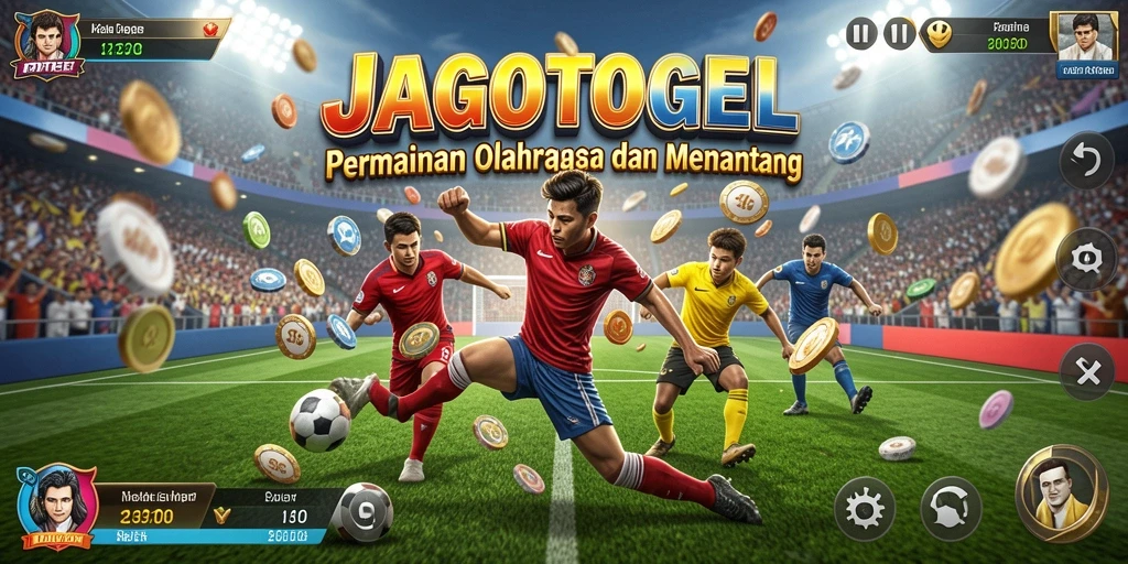Tampilan gameplay seru dari JAGOTOGEL yang menampilkan olahraga kompetitif.