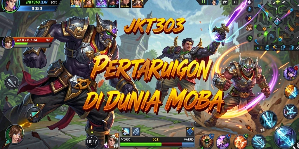 Gameplay seru JKT303 dengan pertarungan tim yang mendebarkan.