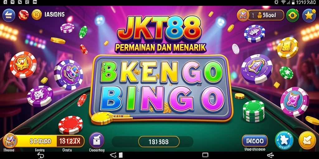 Tangkapan layar gameplay Bingo JKT88 yang seru dan menarik.