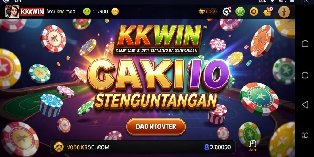 Tampilan gameplay KKWIN dengan berbagai pilihan permainan Kasino yang menarik.