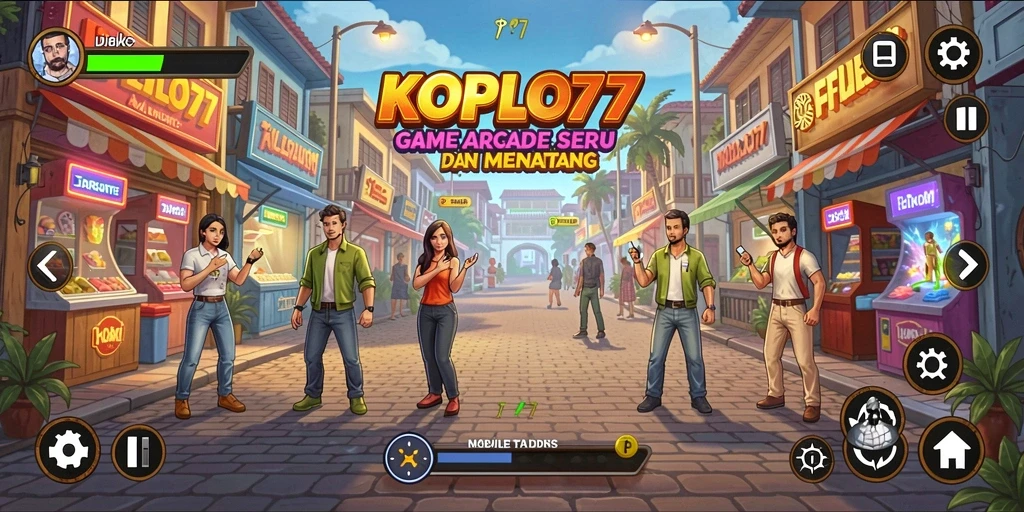 Tampilan gameplay KOPLO77 yang dinamis dan menyenangkan.