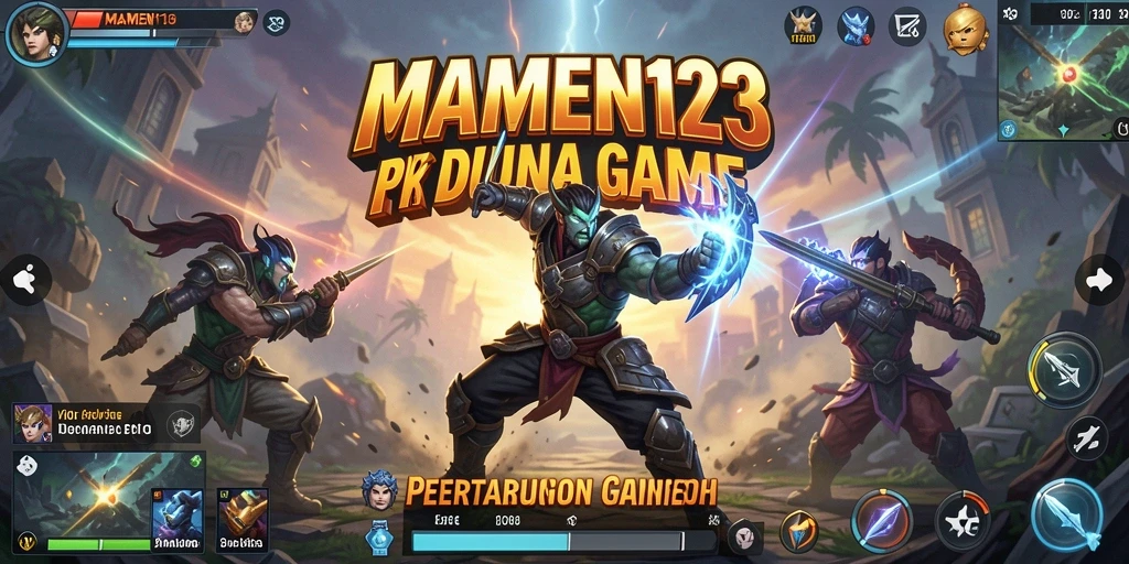 Tangkapan layar MAMEN123 menunjukkan pertarungan yang seru dan penuh aksi.