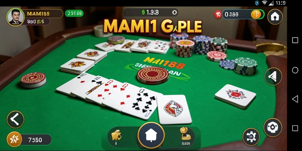Tampilan gameplay Gaple yang menarik di MAMI188.