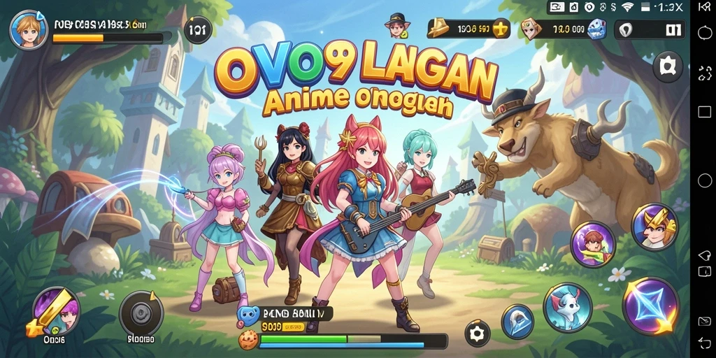Tampilan gameplay OVO99 yang mendebarkan dan penuh warna.