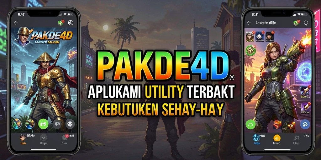 Screenshot utama PAKDE4D menampilkan antarmuka aplikasi Utility yang intuitif.