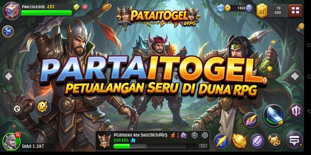Tampilan gameplay RPG yang mendebarkan di PARTAITOGEL.