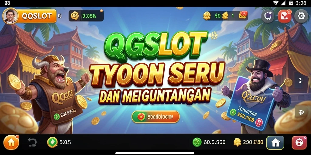 Tampilan menarik dalam gameplay QQSLOT yang menggambarkan manajemen Tycoon.