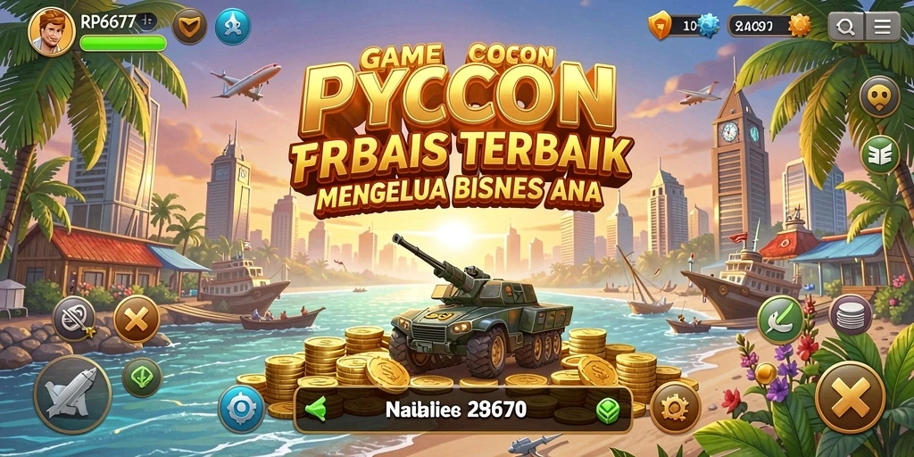 Tampilan gameplay menarik dari RP6677 saat mengelola bisnis.