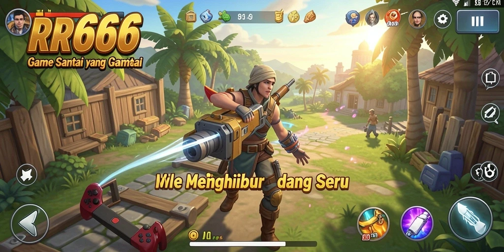 Screenshot utama RR666 menampilkan gameplay yang seru dan menghibur dalam suasana Casual.
