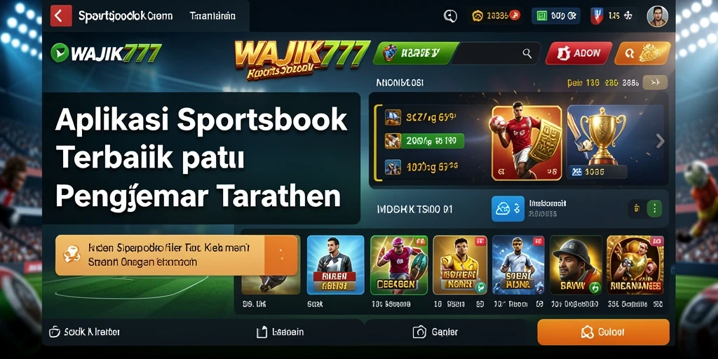 Tampilan menarik dari gameplay Sportsbook di WAJIK777.