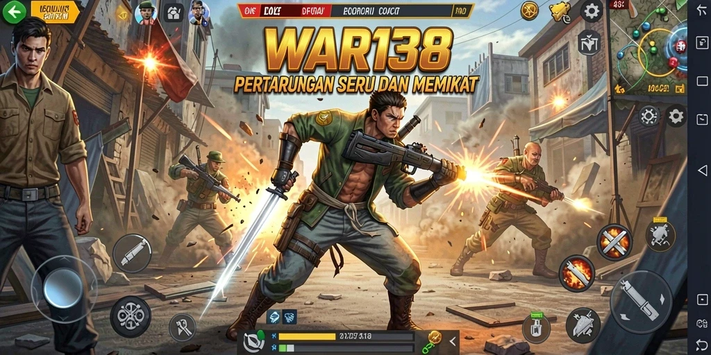 Tampilan gameplay seru di <strong>WAR138</strong> dengan aksi pertarungan yang mendebarkan.